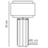 Takai | Table lamp | Beige – 1-NR2320445018