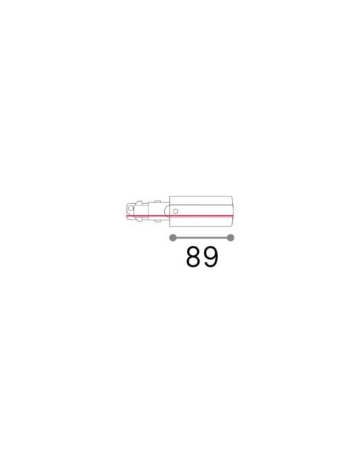 LINK 3-PH T.LESS MAIN CONN END RIGHT DALI 1-10V BK – 1-ID246536