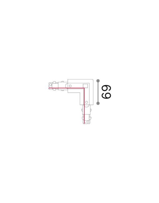 LINK 3-PHASE T.LESS L-CONN RIGHT DALI 1-10V WH – 1-ID246628