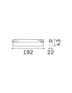 EGO ACCENT 07W 3000K ON-OFF BK – 1-ID257792