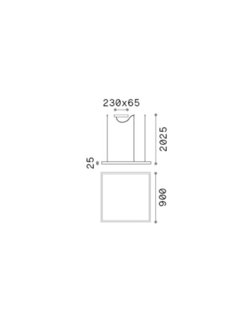 ORACLE SLIM SP D090 SQUARE 3000K ON-OFF BK – 1-ID259208