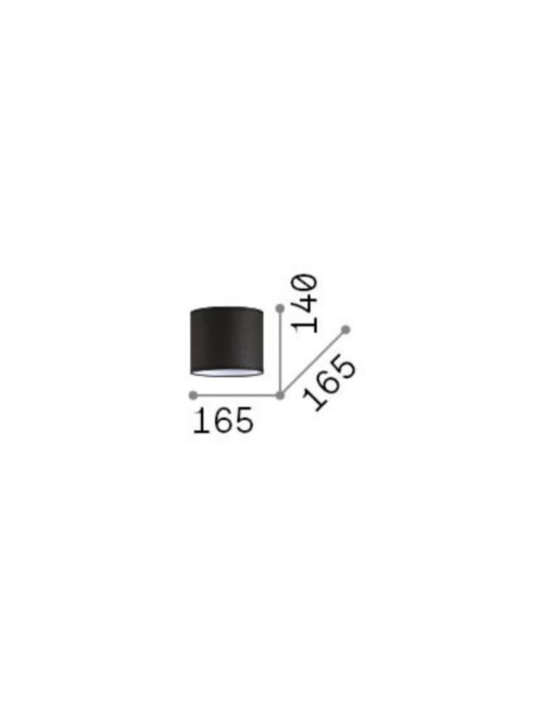 SET UP PARALUME CILINDRO D16 NERO – 1-ID269986