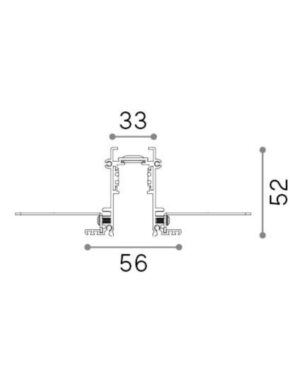 EGO PROFILE RECESSED 1000 mm WH – 1-ID282923