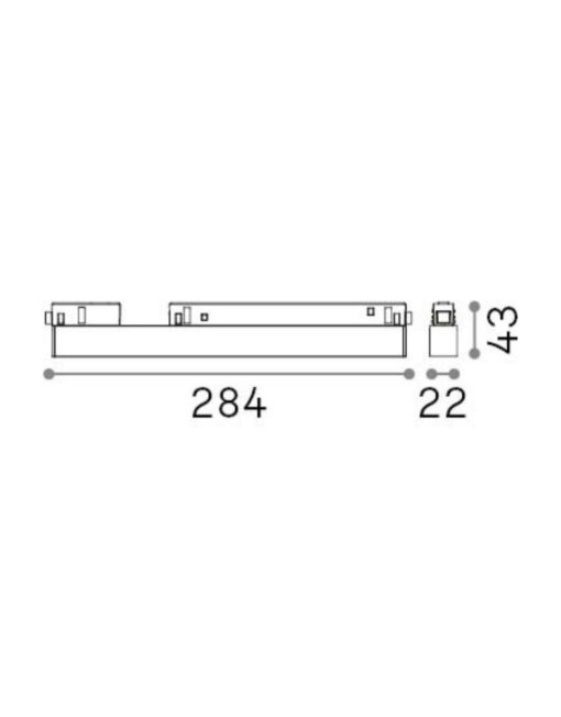 EGO ACCENT 13W 3000K DALI BK – 1-ID286075