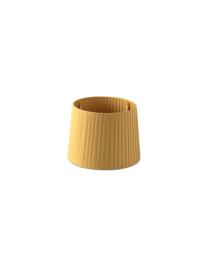 RIBBONED SHADE E27 o215*160*o190 YELLOW – 1-FR2P0616