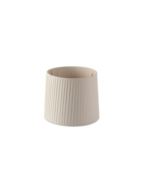 RIBBONED SHADE E27 o250*200*o200 BEIGE – 1-FR2P0625