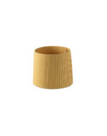 RIBBONED SHADE E27 o250*200*o200 YELLOW – 1-FR2P0626