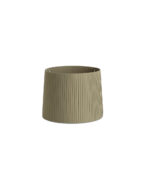 RIBBONED SHADE E27 o400*300*o360 GREEN – 1-FR2P0637