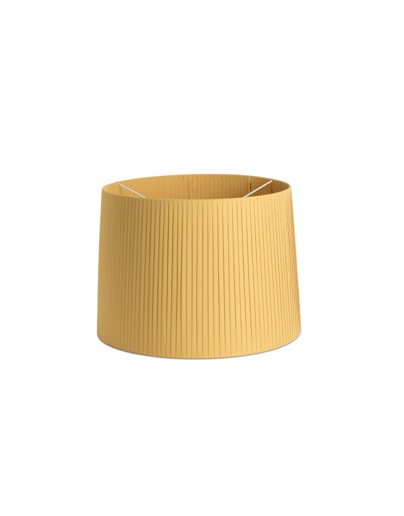 RIBBONED SHADE E27 o500*350*o450 YELLOW+ DIFFUSER – 1-FR2P0646