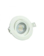 ΣΠΟΤ LED  ΧΩΝΕΥΤΟ Φ117 Η53mm 12W CCT TUNABLE 3000/4000/6000K 1030lm 38° 220-240V ΠΛΑΣΤΙΚΟ ΛΕΥΚΟ UNIVERSE – 2-U011945
