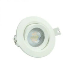 ΣΠΟΤ LED ΧΩΝΕΥΤΟ Φ117 Η53mm 12W CCT TUNABLE 3000/4000/6000K 1030lm 38° 220-240V ΠΛΑΣΤΙΚΟ ΛΕΥΚΟ UNIVERSE – 2-U011945