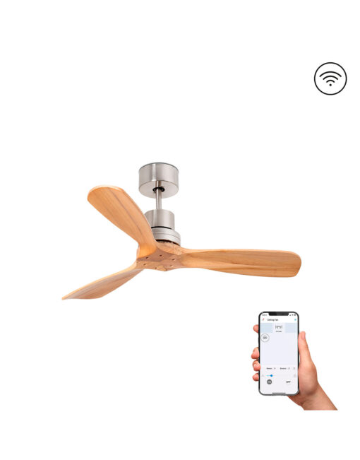 MINI LANTAU O1060mm MATT NICKEL 3 BLADES PINE S/R – 1-FR33509DCWP