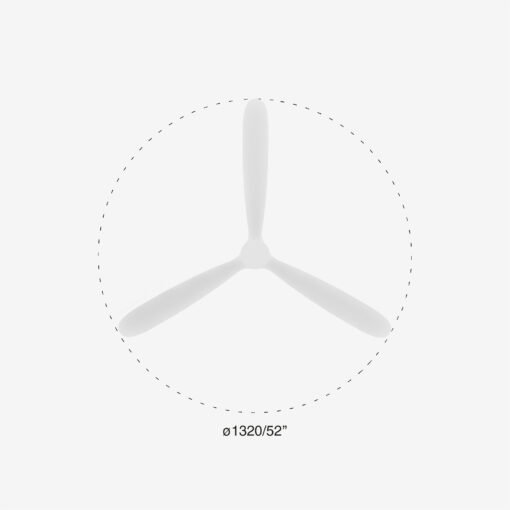 AMELIA O1320MM WHITE 3 WHITE BLADES – 1-FR33760