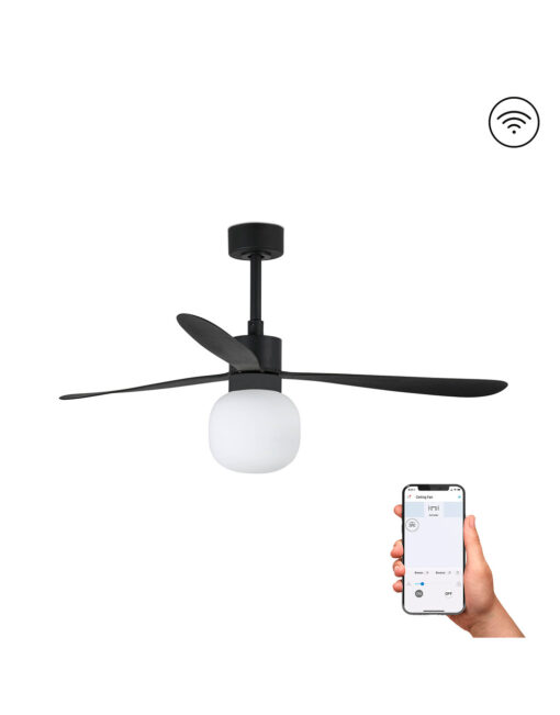 AMELIA O1320MM BLACK 3 B. BALL 20W 2700K NO/R – 1-FR33761WP-26