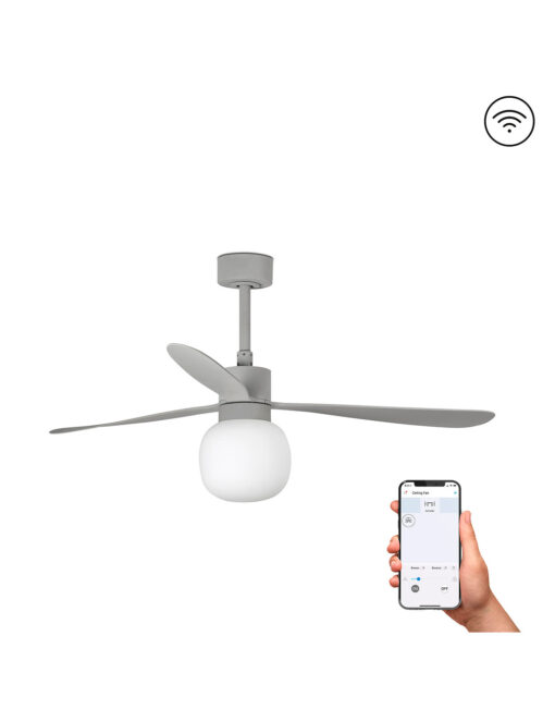 AMELIA O1320MM GREY 3 B. BALL 20W 2700K NO/R – 1-FR33762WP-27