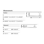 HEYWOOD O900MM BLACK 3 BLADES DARK WOOD – 1-FR33806