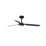 PUNT O1300MM BLACK 3 BLACK BLADES LED 18W – 1-FR.33815-21