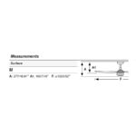 PUNT O1300MM BLACK 3 BLACK BLADES LED 18W – 1-FR.33815-21
