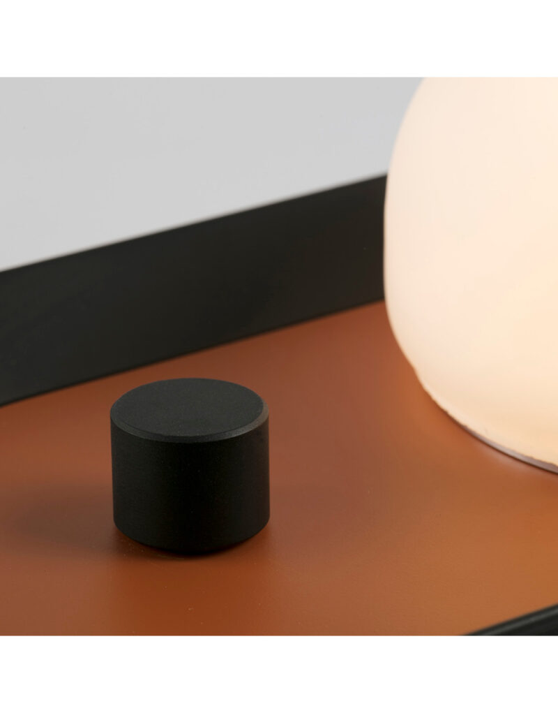 MAYA WALL LAMP BLACK/ TERRACOTTA  LED 12W 2700K – 1-FR40104