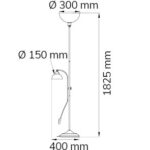 Δαπέδου “Lacchino” E27 + Ε14  182cm – 3128.02.09.0000