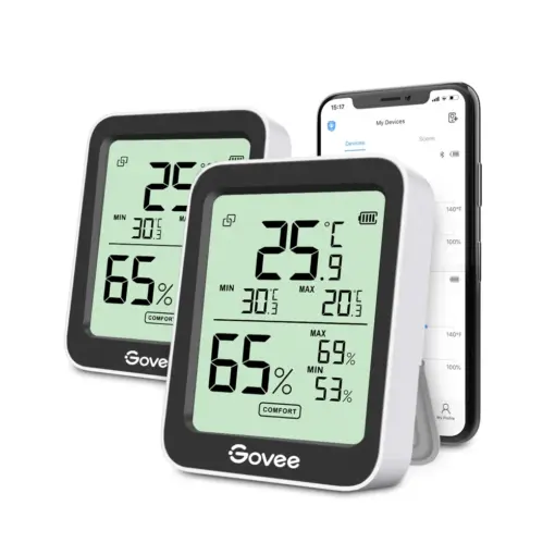 Smart Bluetooth Ψηφιακό Θερμόμετρο Υγρόμετρο H5075 Govee 1.SH.01.G034