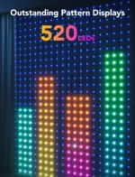 Wi-Fi Smart Λαμπάκια LED Κουρτίνα RGBIC 1.5x2m H70B3 Govee 1.SH.01.G068
