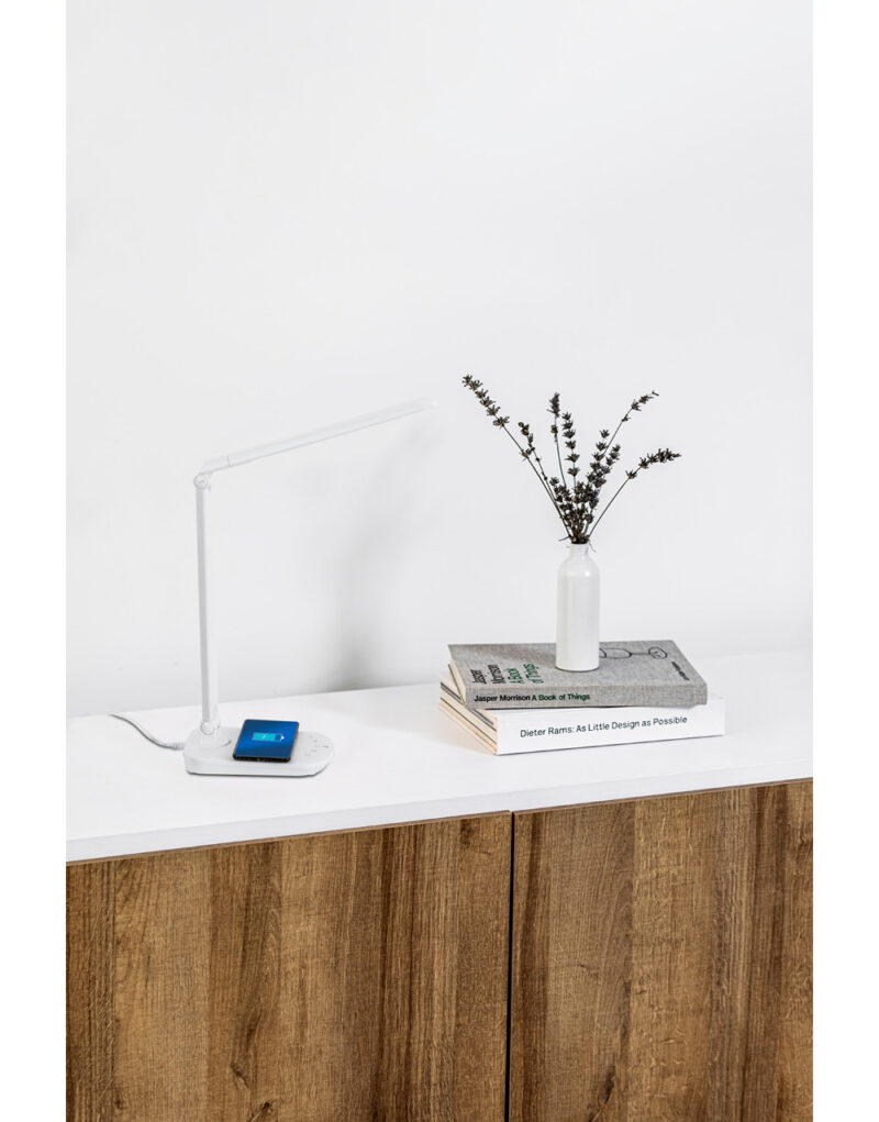 ANOUK TABLE LAMP WHITE LED 8W 2700-6500K INDUCTION – 1-FR53416