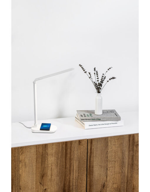 ANOUK TABLE LAMP WHITE LED 8W 2700-6500K INDUCTION – 1-FR53416