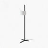 STAND UP BLACK FLOOR LAMP WHITE SHADE E27 20W – 1-FR57211-01