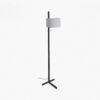 STAND UP BLACK FLOOR LAMP GREY SHADE E27 20W – 1-FR57211-03
