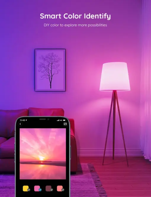 Smart Wi-Fi & BLE Λάμπα LED E27 1200lm RGBWW H6009 Govee 1.SH.01.G051