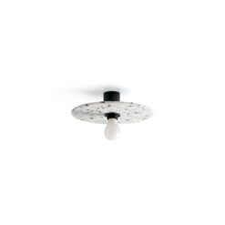 CONFETTI BLACK MARBLE WALL LAMP/CEILING L. E27 – 1-FR62173-50