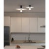 CONFETTI BLACK MARBLE WALL LAMP/CEILING L. E27 – 1-FR62173-50