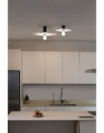 CONFETTI BLACK MARBLE WALL LAMP/CEILING L. E27 – 1-FR62173-50