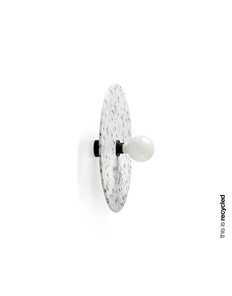 CONFETTI BLACK MARBLE WALL LAMP/CEILING L. E27 – 1-FR62173-51
