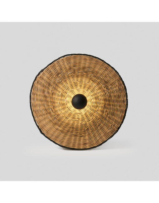 COSTAS BLACK W/L CEILING RATTAN SH. E27 o600*70mm – 1-FR62173-69