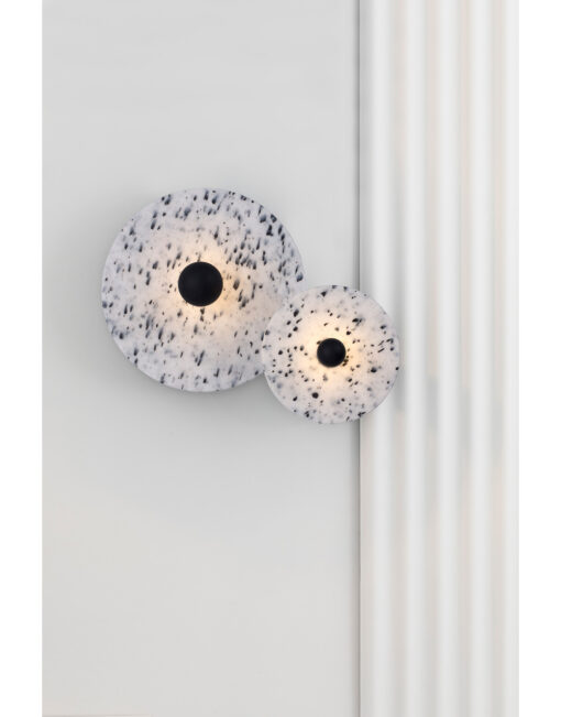 CONFETTI BLACK MARBLE WALL LAMP/CEIL.L. E27 o45 – 1-FR62174-51