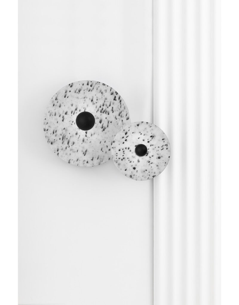 CONFETTI BLACK MARBLE WALL LAMP/CEIL.L. E27 o45 – 1-FR62174-51