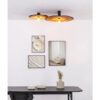 COSTAS W/L CEILING BLACK RATTAN SH. E27 o600*140mm – 1-FR62174-69