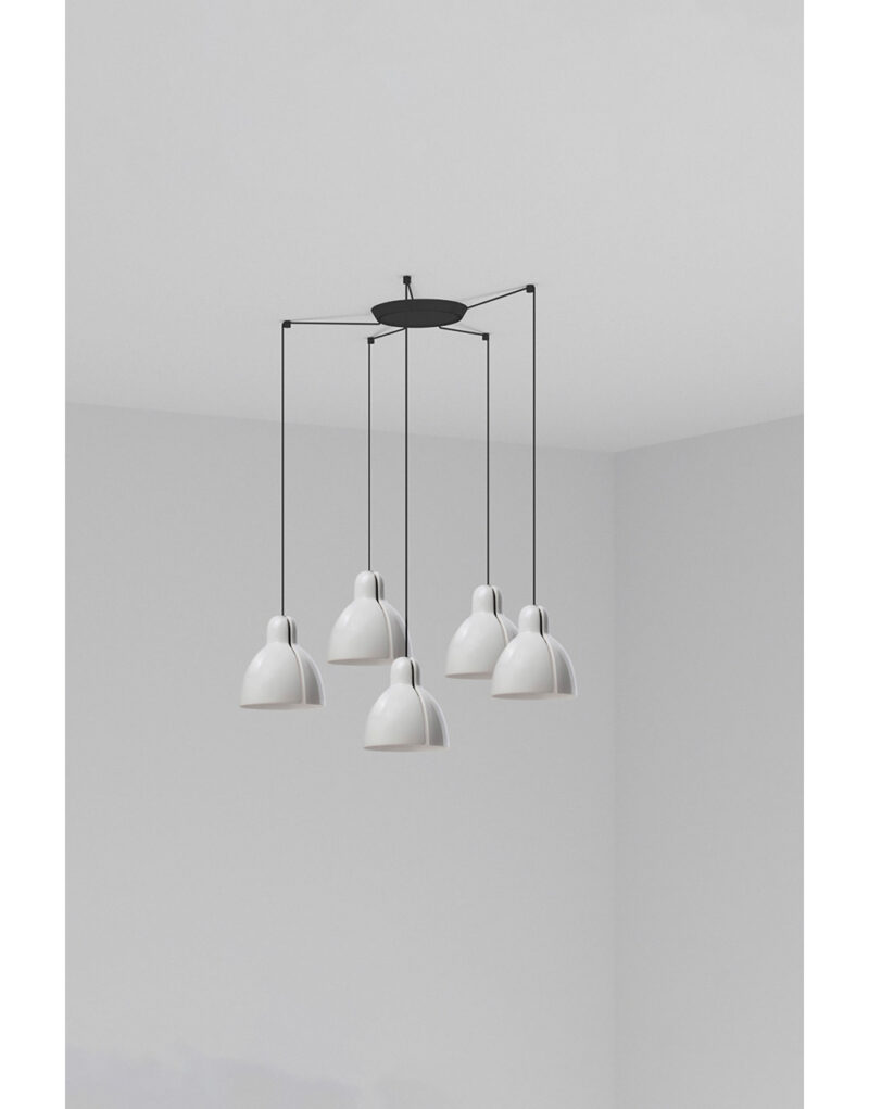VENICE PENDANT WHITE o160 1x E27 5L – 1-FR64255-111-5L