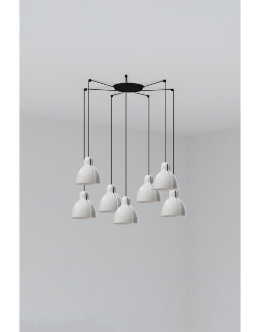 VENICE PENDANT WHITE o160 1x E27 7L – 1-FR64255-111-7L