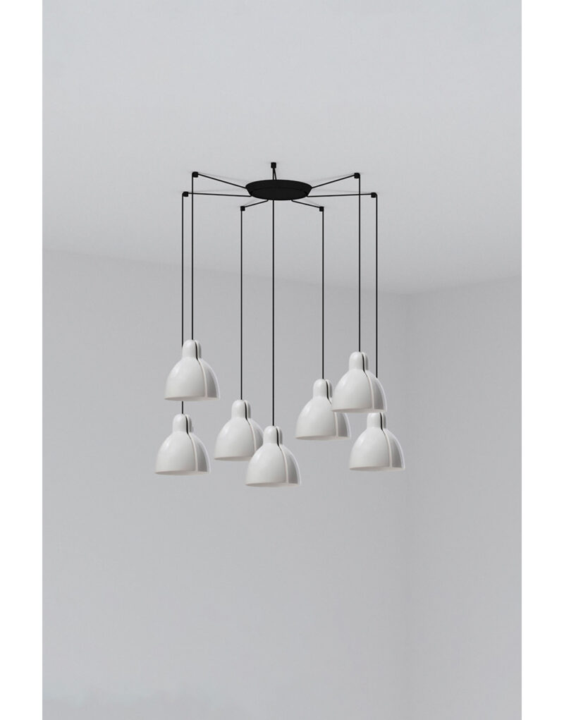 VENICE PENDANT WHITE o160 1x E27 7L – 1-FR64255-111-7L