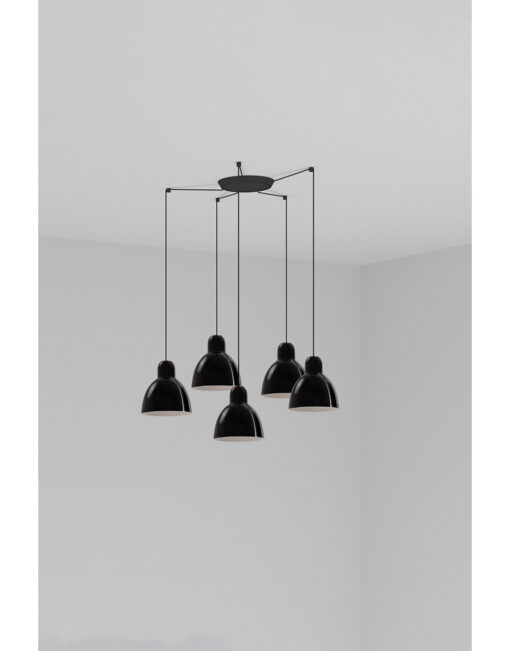 VENICE PENDANT BLACK o160 1x E27 5L – 1-FR64255-112-5L