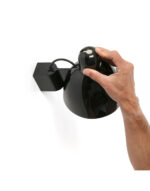 VENICE WALL LAMP BLACK o160 1X E27 – 1-FR64271