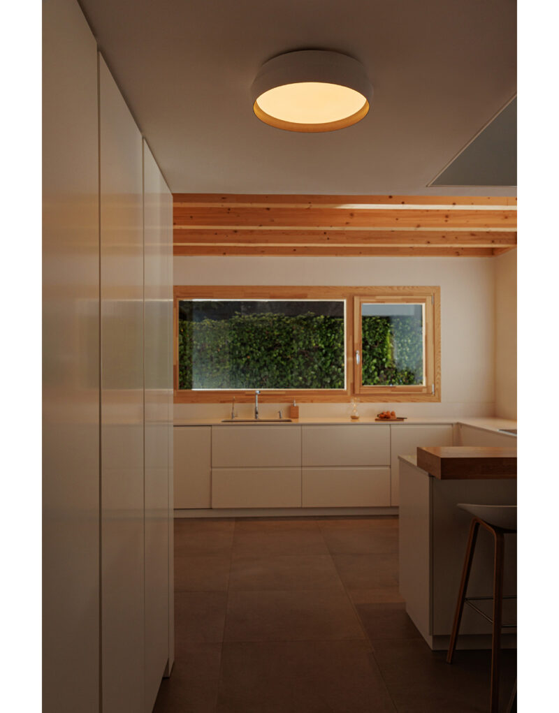 SHOKU 350 WALL LAMP/CEILING L. BL-NG LED 24W 2700K – 1-FR64278