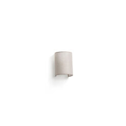 OTTON LINEN WALL LAMP 1xE27 VER. ROUND 200x150x120 – 1-FR66400-101