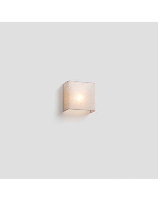 OTTON LINEN WALL LAMP 1xE27 HOR. SQ. 200x205x108 – 1-FR66400-105