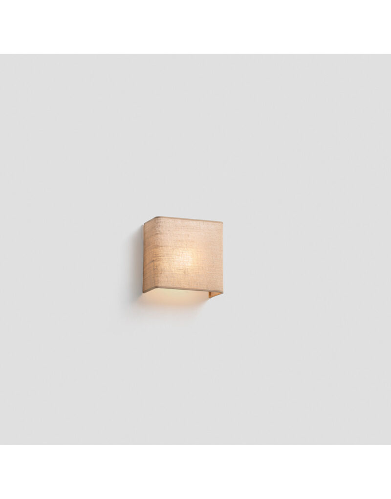 OTTON JUTE WALL LAMP 1xE27 HOR. SQ. 200x205x108 – 1-FR66400-106