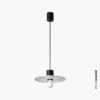 CONFETTI BLACK MARBLE SUSPENDED o30CM 1xE27 – 1-FR68600-50