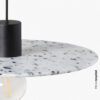 CONFETTI BLACK MARBLE SUSPENDED o30CM 1xE27 – 1-FR68600-50